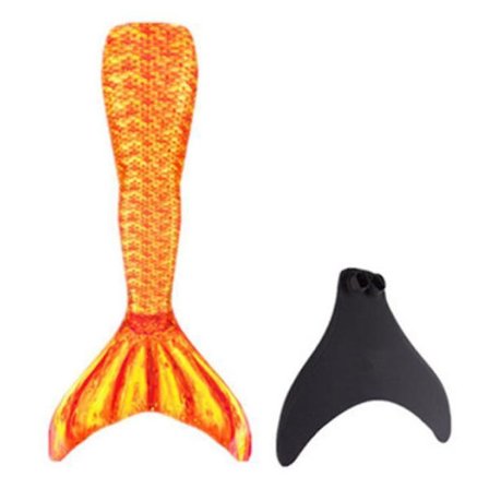 Adult Reinforced Mermaid Tail For Swimming, Monofin Included