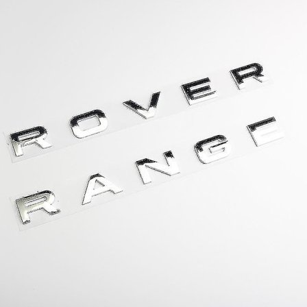 3D ABS-logotyp Range Rover-bokstäver Emblemdekal Bilhuv Emblem för Range Rover Sport Evoque L322 L320 L406 P38 Tillbehör - S-xdd
