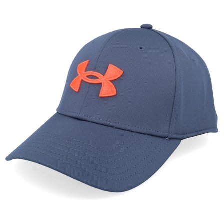 Under Armour - Black flexfit Czapka Z Daszkiem - Ua Blitzing Downpour Navy Flexfit @ Hatstore