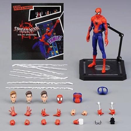 Anime Spider-Man Actionfigur Dukke Gwen Spider-Woman Statue Spider-Man Karakter PVC Modell Dukke Leker[HK] Peter Parker With Box