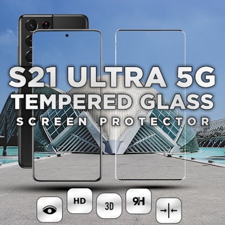 Samsung Galaxy S21 Ultra 5G - Härdat Glas 9H - Super Kvalitet 3D