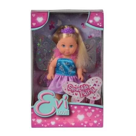 Evi Love Sparkle Fairy Docka Blå Blå
