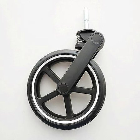 Barnvagnshjul Kompatibla Priam Tillbehör Barnvagn Helt Svart Roséguld Vit Cirkel Ett Främre Bakre Hjul Barnvagn Delar