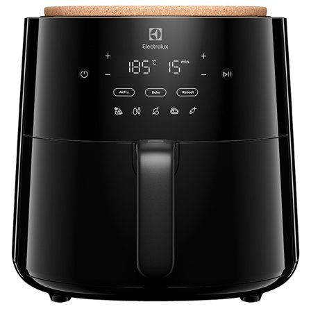 Electrolux 700s EAF7B airfryer 7 liter, black glossy - Kjøp kjøkkenmaskin hos Bakeren og Kokken
