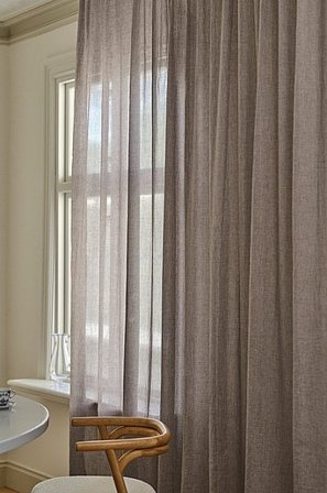 Jotex - Multifunctioneel Gordijn 1 Lengte Extra Breed Bruin Gemêleerd Bruin gemêleerd - LAYER - Koop Multifunctionele gordijnen bij Jotex