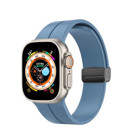 Magnetiskt Klockarmband i Silikon för Apple Watch Apple Watch 42 mm/44 mm/45 mm/49 mm