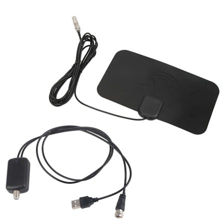 TV-antenne HD 25DBI Høy Gain Maksimal 980 Miles Mottaksrekkevidde Digital TV-antenne med forsterker