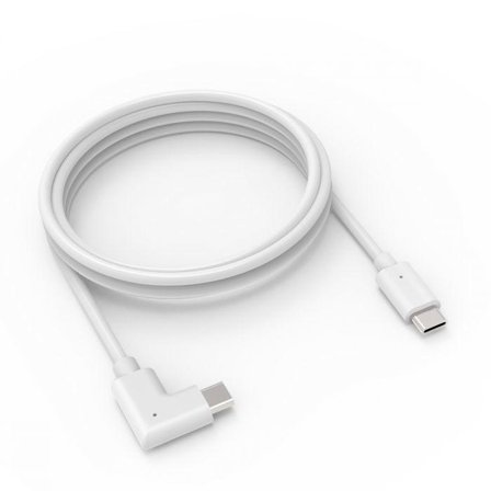 COMPULOCKS 6ft Charge & Data USB-C to USB-C 90-Degree Cable Right Angle - USB type C-kabel - 24 pin USB-C til 24 pin USB-C - 1.83 m