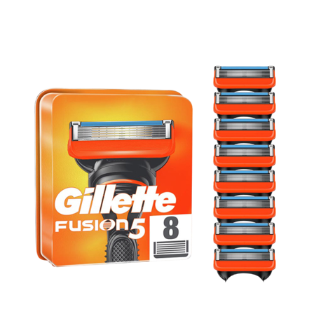 Gillette Fusion5 Rakblad, 8st Rakning Herr 8CT