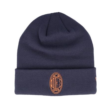 New Era - Football Blau cuff Mütze - AC Milan Seasonal Beanie Navy Cuff @ Hatstore