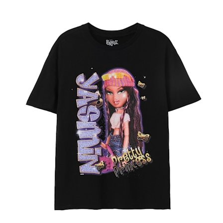 Bratz Dam/Kvinnor Yasmin T-Shirt XXL Svart