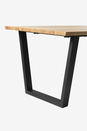 Håum - Bordsben U-Form Falkenberg 2-pack - Svart - Matbord - Från Homeroom