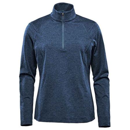 Stormtech Dam/dam Treeline Heather Fleece Topp S Mörk Marinblå