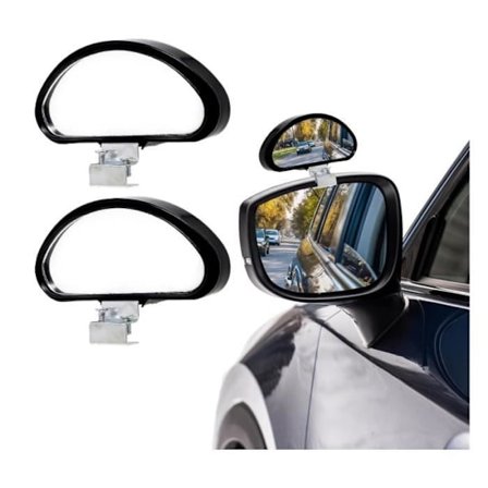 2 STK Blindvinkel Spejl, Assisteret Kørsel Spejl, Justerbart Blindvinkel Spejl til Bil/SUV/Lastbil, yd