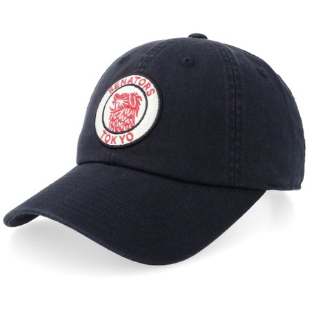 American Needle - Black - unconstructed - Cap - Tokyo Senators Ballpark Black Dad Cap - Hatstore