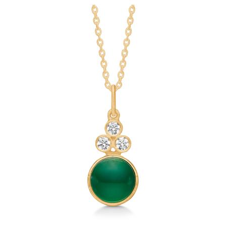 Frk. Lisberg, Necklaces Groen, Dames, Maat:S