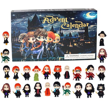 Gränsöverskridande storsäljare 24 dagar av jul digital nedräkning blind box leksaker Harry Potter presentförpackning adventskalender
