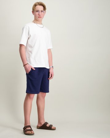 Polo Ralph Lauren French Terry Drawstring Short Blauw Shorts Jongens - Kids Brand Store