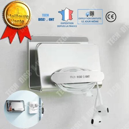 Stöd för mobiltelefon - TD - Väggmontering - Aluminium - 3M-klistret - Multifunktionell