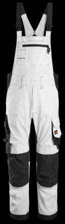 Snickers Workwear 6051 Selerbukser hvid Hvid, Tøj