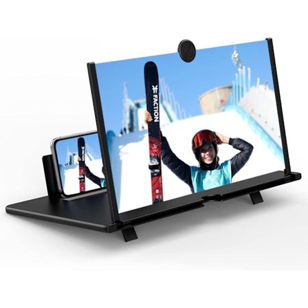 16 tommer Smartphone Skærmforstørrer, High Definition Telefon Skærmforstørrer er Kompatibel med Alle Smartphones, Telefon Skærmforstørrer