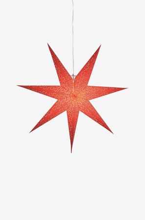 Jotex - Adventsstjerne Dot Rød - Kjøp Julestjerner hos Jotex