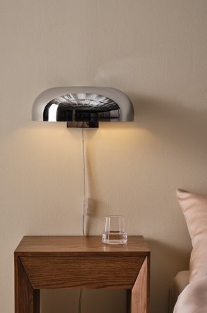 Jotex - RAGGE vegglampe krom - Kjøp Vegglamper hos Jotex