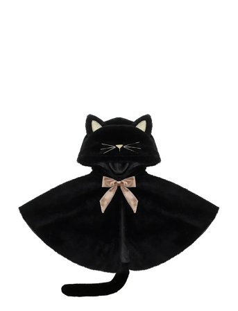 Mimi & Lula | Cape - Black Cat Halloween | ONE SIZE