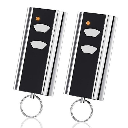 Sett med 2 garasjeportfjernkontroller, erstatning for RCU 433-2K, 433,92 MHz håndholdt sender-FD-