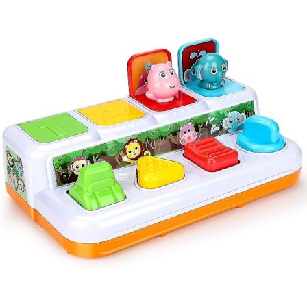 Baby Musik Tryk Pop-up Legetøj Børns Legetøj Intelligens Skift Hoppe Musik Kighul