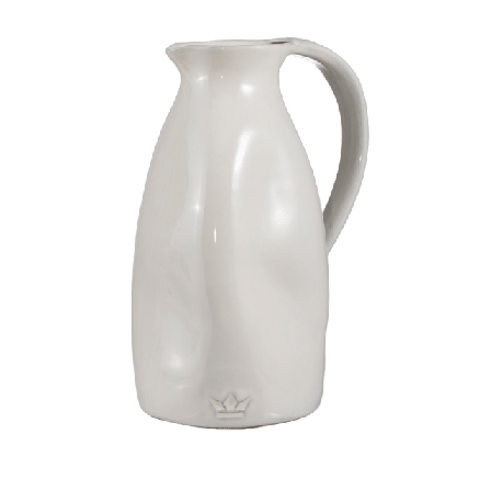 Dutchdeluxes Bucklig Kanna Vit 20x11cm Muggar & koppar Unisex M