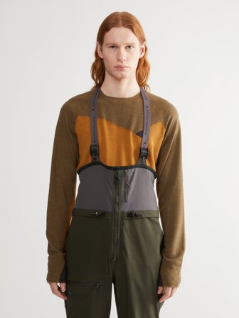 Klättermusen Huge Crew Men's's - Mustard-Olive - Men's - S