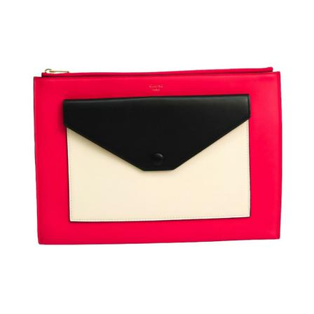 Celine Vintage Clutches Rød, Dame Vintage Tasker, Størrelse: ONE Size