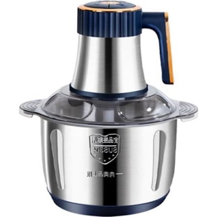 500W 5L Elektrisk Kødhakker med 5 Hastigheder, Rustfrit Stål og 5 Liters Skål