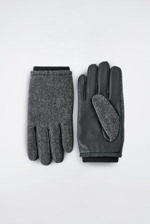 COS Cashmere-Lined Leather Gloves in Grey - Men