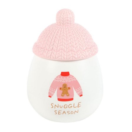 Something Different Snuggle Season Oljelampa En Storlek Rosa/Vit