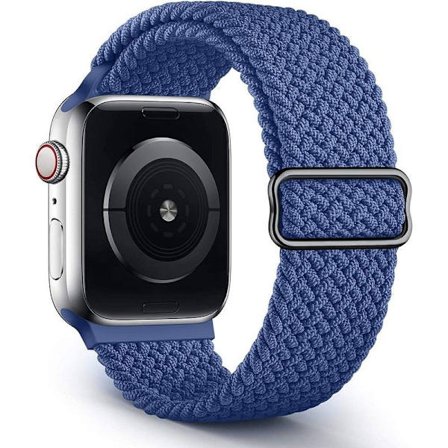 Flätat Solo Loop-armband kompatibelt med Apple Watch-rem 38 mm, 40