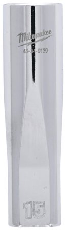 Milwaukee 4932480035 Top 1/2", lang 15 mm, Håndværktøj