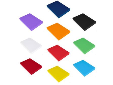 Dekorationskartong A4 blå - Lyreco - Skola och förskola - Hobbypapper - Kartong