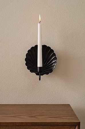 Jotex - Wandkandelaar 16 Cm Zwart Zwart - WALLE - Koop Kandelaars bij Jotex