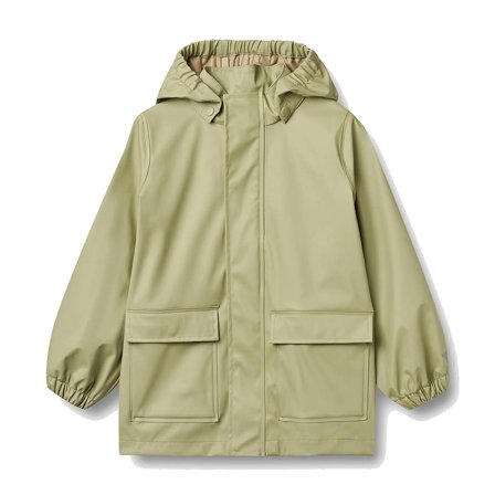 WHEAT Rainwear Ollo Jacket Green Tea Str 116/6 år, Tøj & Bolig, Tøj, Regntøj