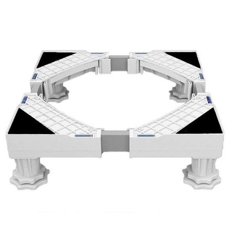 Tvättmaskinsställ, Sockel för tvättmaskin Torktumlare Kylskåp, Justerbar längd, last 300kg Anti Vib {KDO}{KDO}