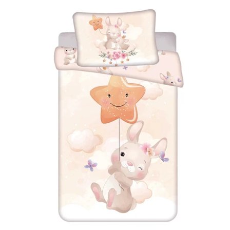Barnesengesett Bunny Star 100x135 cm, 40x60 cm[CO]