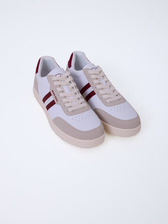 MATCH - Bozon Court Sneaker - Jean Paul - Str. 43 - Herre - Sko - Rød - 100% Imitert skinn