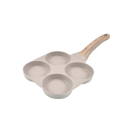 Äggpanna Omelettpanna, 4-kopps äggstekpanna, äggkokarpanna äggpanna för frukost, pannkaka, plet