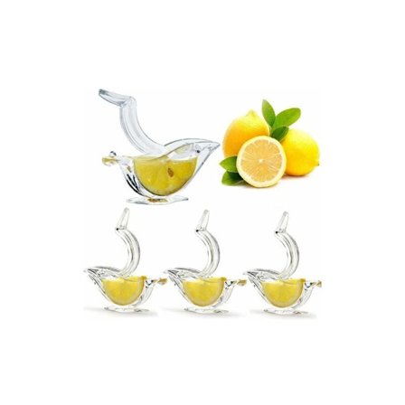 4 Individuelle Citronpressere, Manuel Citronpresser, Akryl Citronklips Manuel Frugtpresser Hjem Køkken Bar Gadget, Individuel Citron