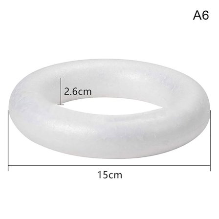 1 Stk Skumring DIY Håndlavet Krans 15CM 15CM