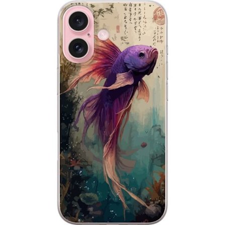Kompatibel Mobilcover til Apple Apple iPhone 16 Asiatisk Fisk Koi Japan Akvarium