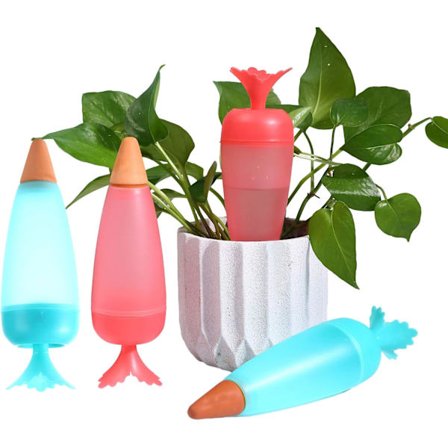 4 kpl Kasvien kastelupallot Muoviset itsestään kastelupiikit Automaattiset kastelulaitteet Tiputtimet Kastelulaitteet