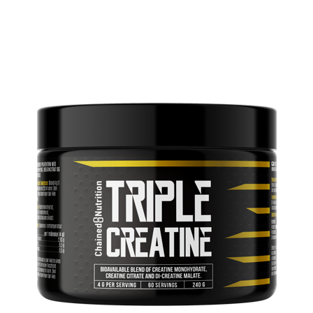 Chained Nutrition Triple Creatine Hardcore Kreatinblanding 240 g